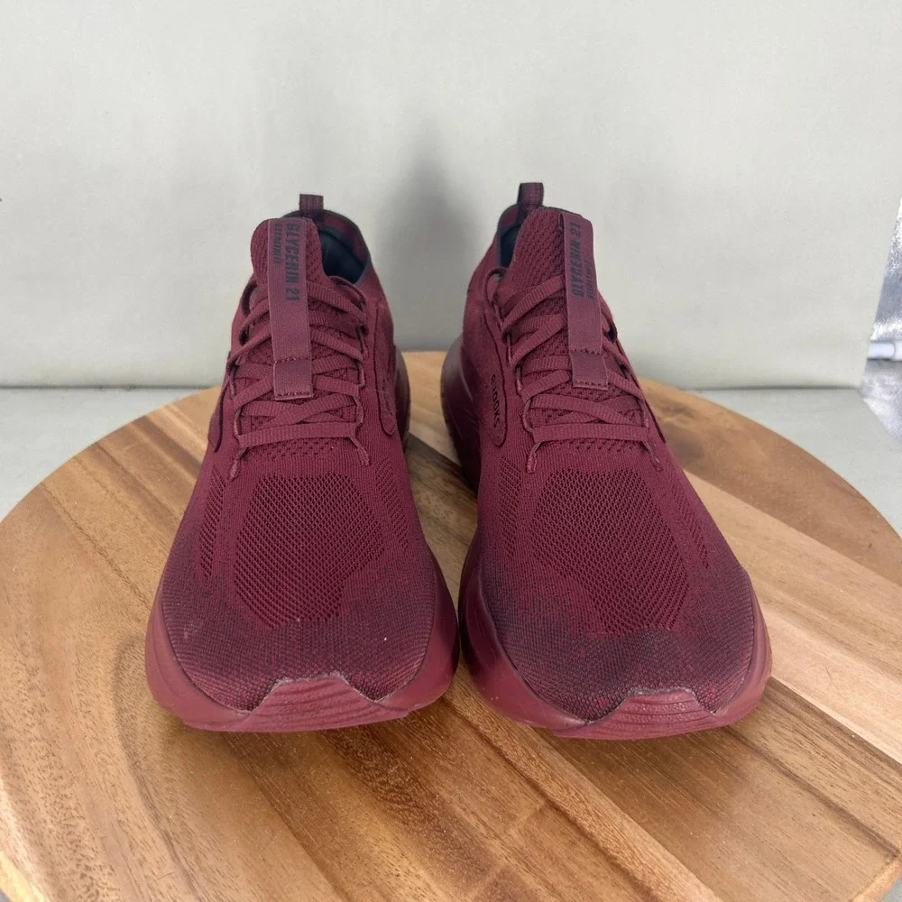 Brooks Glycerin 21 StealthFit Mens Running Shoes Burgundy Maroon 1104151D624